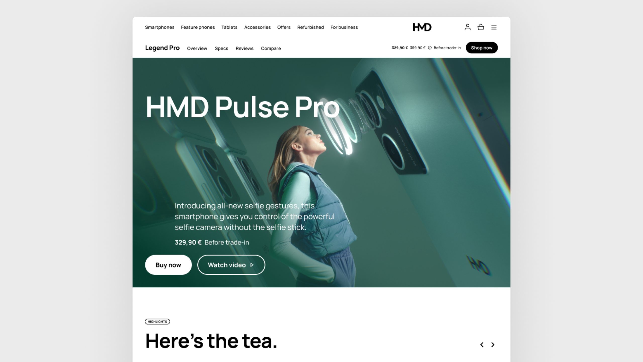 Website renewal to reflect new brand identity
